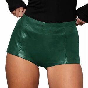 Micro Mini Green Shorts